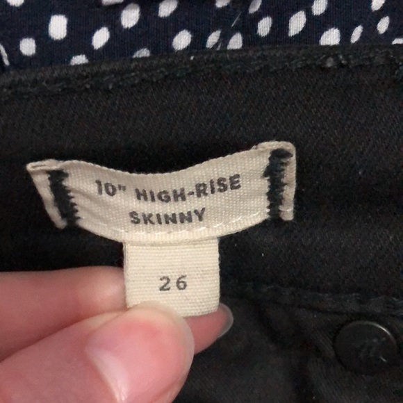 Madewell 10” High Rise Skinny - Picture 5 of 7